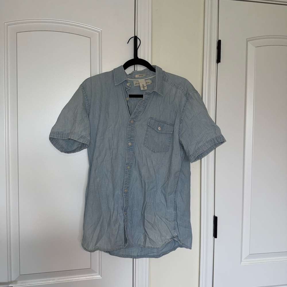 Light Blue Denim Men's Shirt